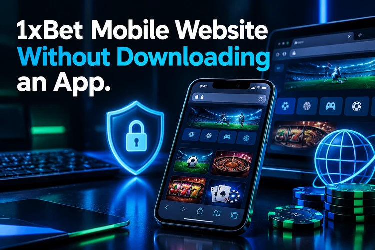 1xBet Mobile Website Without Downloading an App